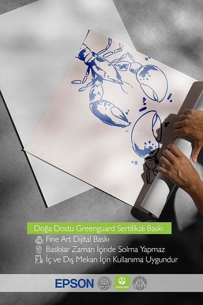 Postifull Poster de perete fără încadrare, homar, ilustrație, albastru, poster de culoare bej, selecție de vară 2025, NR:109831