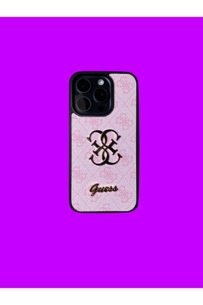 Guess Phone case compatible with iPhone 15 Pro Max, Guess, pink