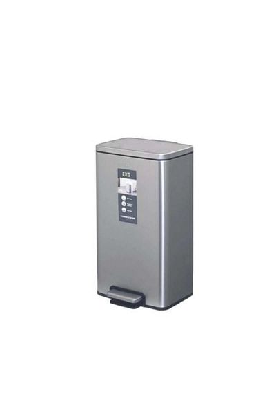 EKO Eco Modern Daas Trash Container, 6 Liters, Steel, EK93611