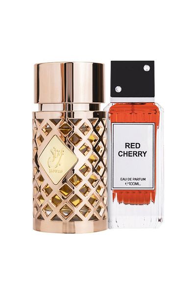ARD AL ZAAFARAN Συσκευασία με 2 αρώματα Jazzab Gold 100 ml και Red Cherry 100 ml