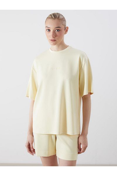 LC Waikiki Sari Crew Neck Oversize Women's T-Shirt