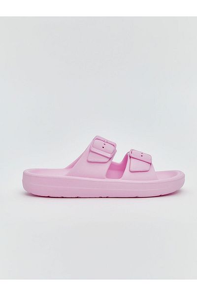 LC Waikiki Lcw Steps Pink Double Striped Girl's Slippers