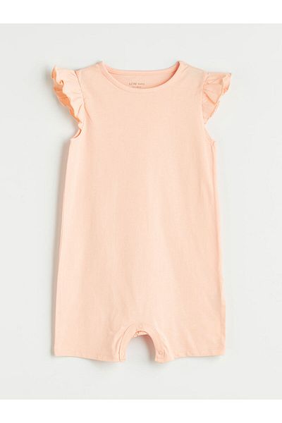 LC Waikiki Crew Neck Basic Baby Girl Jumpsuit
