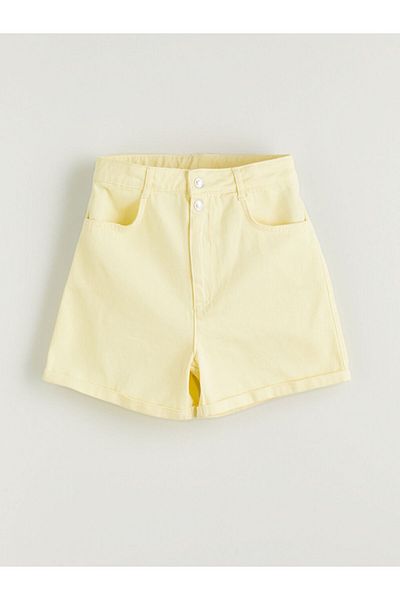 LC Waikiki Sari Basic Girl's Shorts