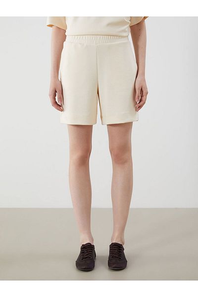 LC Waikiki Sari Beli Elastic Women's Shorts