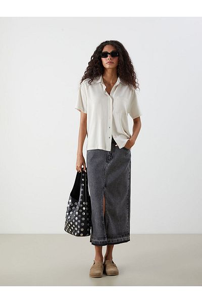 LC Waikiki Linen blend women's shirt