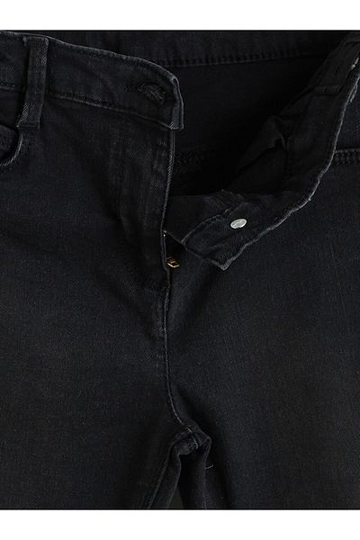 LC Waikiki Girls' Skinny Jean Trousers with Elastic Waist