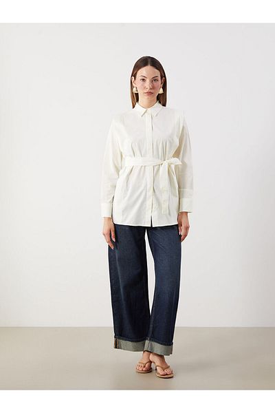 LC Waikiki Sari Belted Women's Shirt Tunic