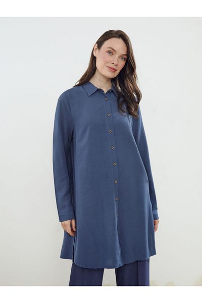 LC Waikiki Cămașă pentru femei LCW Linen Blend Tunica