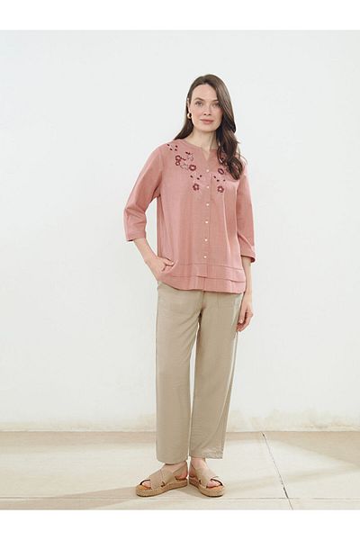 LC Waikiki Carrot Cut Women's Trousers with Elastic Waist