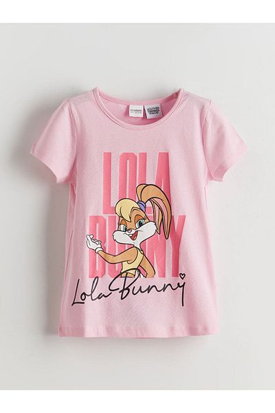 LC Waikiki Lola Bunny Printed Girl's T-Shirt and Shorts 2-Piece