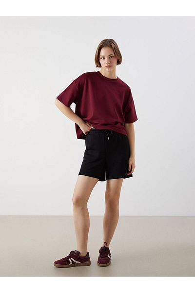 LC Waikiki New Season Women's Shorts with Elastic Waist - S5Os94Z8