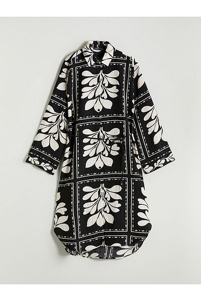 LC Waikiki Floral Oversize Women's Shirt Tunic