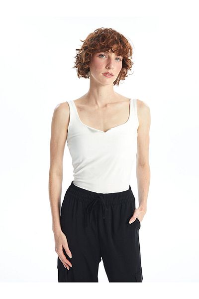 LC Waikiki U-Neck Straight Crop Women's Athlete