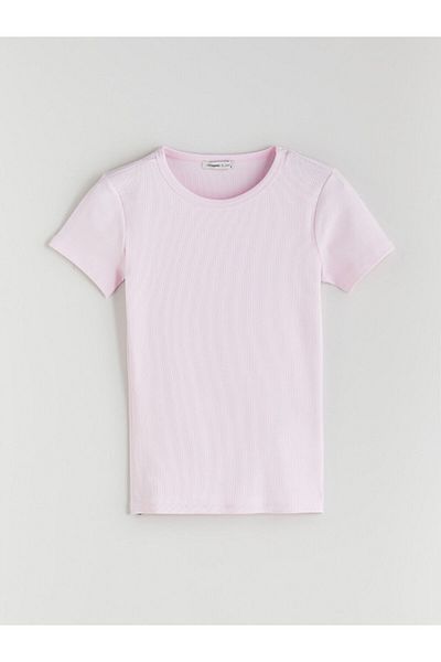 LC Waikiki Quality Parts from Celebi Store |   Crew Neck Textured Women's T-Shirt