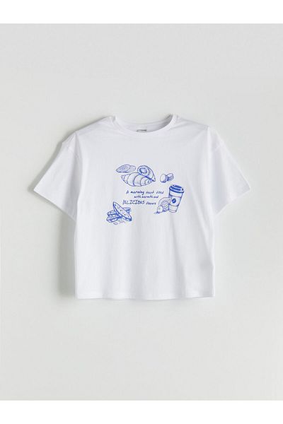 LC Waikiki Κοριτσίστικο T-Shirt με λαιμόκοψη