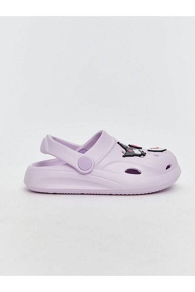 LC Waikiki Lcw Steps Lilac Kuromi Printed Girl's Beach Sandals