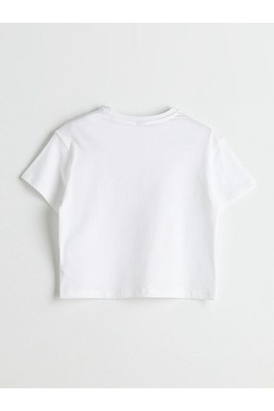 LC Waikiki Νέα σεζόν Crew Neck Girl's Tisort - S5PT80Z4