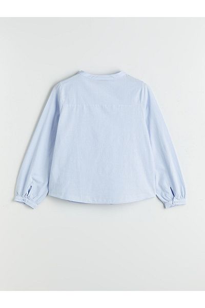 LC Waikiki Oversized Blouse with High Collar