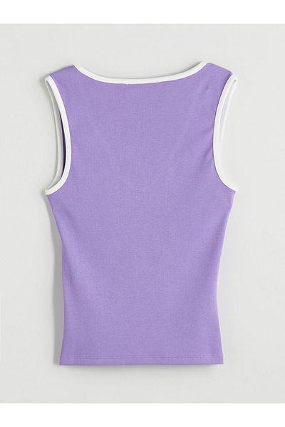 LC Waikiki Lcw V-Neck Textured Women's Tank Top