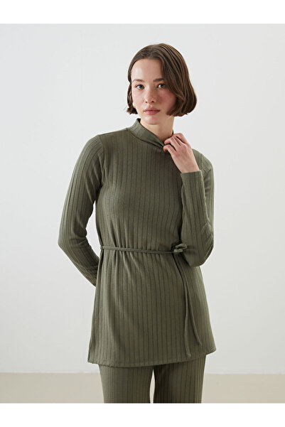 LC Waikiki RMZ GİYİM FARKIYA تونيك نسائي ذو ياقة روبا مزخرفة