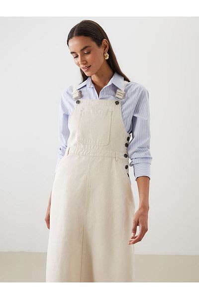 LC Waikiki Square Collar Jean Salopet