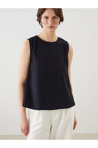LC Waikiki Quality Parts from Celebi Store |   Crew Neck Modal Blend Blouse