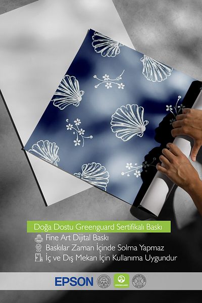 Postifull Frameless Wall Poster, Seashell, Illustration, Blue Color Poster, 2025 Summer Selection, No:109555