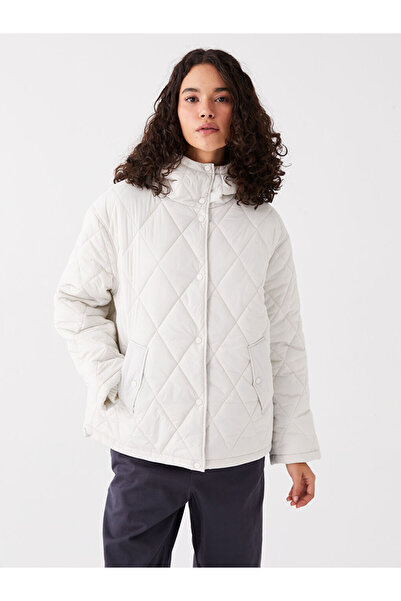 LC Waikiki إكرو بغطاء رأس مبطن قصة فضفاضة معطف نسائي