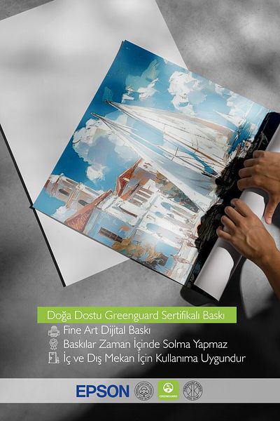 Postifull Poster de perete fără încadrare, bărci, clădire, apă, impresionant, albastru, poster de culoare albă, selecție de vară 2025,