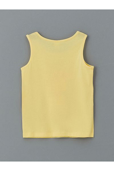 LC Waikiki Crew Neck Printed Girl's Undershirt
