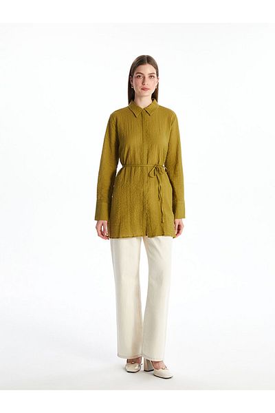 LC Waikiki Women's Textured Shirt Tunic