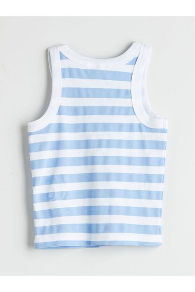 LC Waikiki Tricou crop pentru fete cu gât crew pentru sezon nou - S5L218Z4
