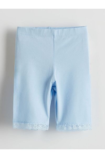 LC Waikiki New Season Basic Girls Short Leggings with Elastic Waist - S5Fa06Z1