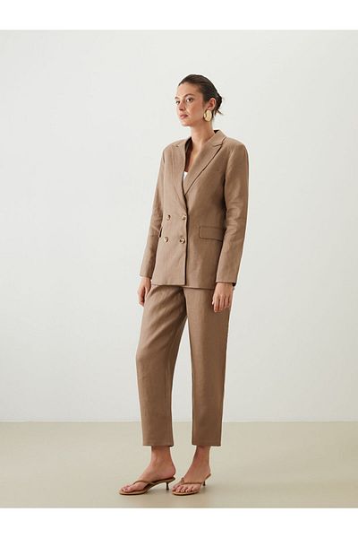 LC Waikiki Linen Women's Blazer Jacket