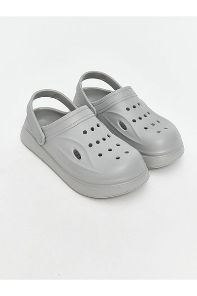 LC Waikiki Lcw Steps Gray Closed-Front Women's Beach Sandals