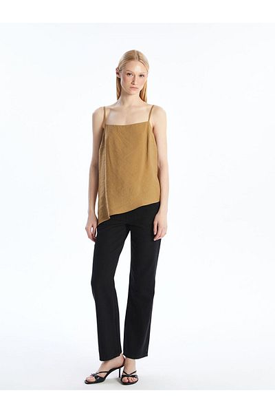 LC Waikiki Sari Square Neck Strap Modal Blended Blouse