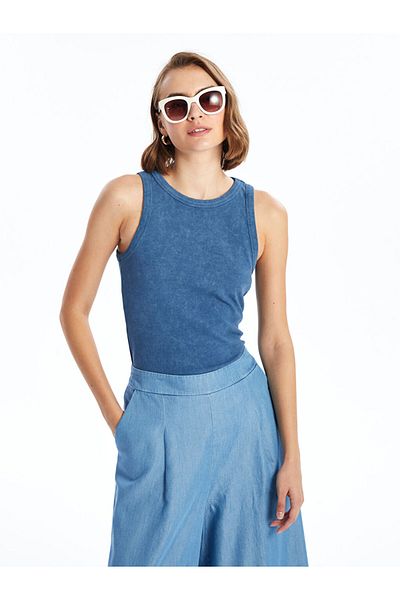 LC Waikiki Women's Crew Neck Plain Athlete