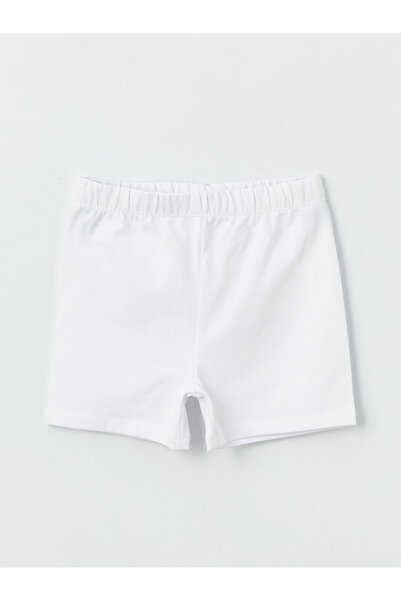 LC Waikiki Beli Lastikli Basic Kız Bebek Kısa Tayt