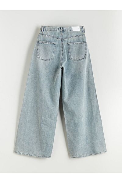 LC Waikiki Pantaloni de jeans pentru femei Wideleg New Season - S5QB95Z8
