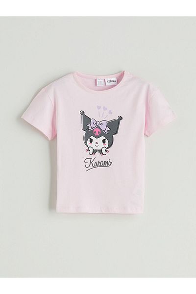 LC Waikiki Lcw Printed Girl's T-Shirt and Shorts 2-Pack Fast Fashion