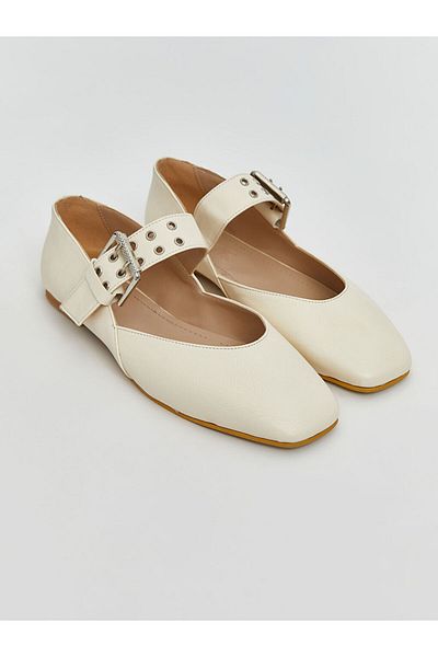 LC Waikiki Leather Look Women's Ballerinas
