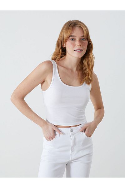 LC Waikiki U-Neck Women's Crop