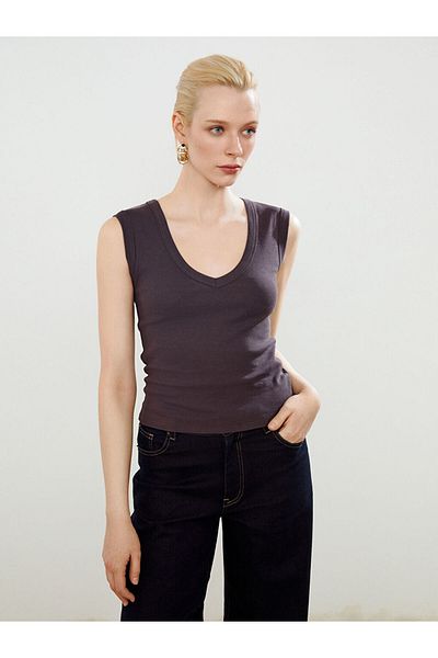 LC Waikiki Lcw V-Neck Women's Tank Top Fast Fashion