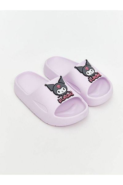 LC Waikiki LCW STEPS Papuci pentru fete cu imprimeu liliac Kuromi
