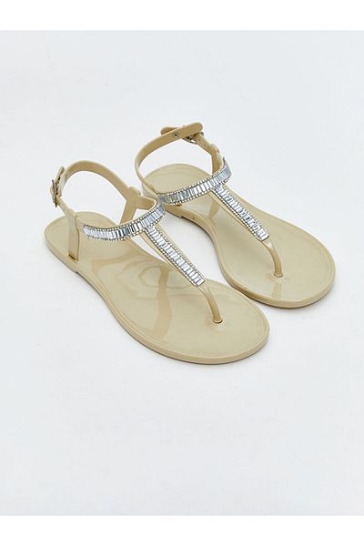 LC Waikiki Women's Stoned Flip Flops