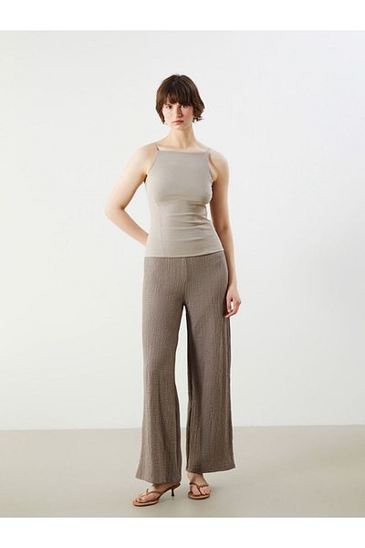 LC Waikiki Square Neck Textured Women's Athlete