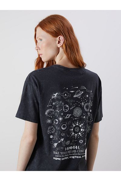 LC Waikiki New Season Crew Neck Printed Women's T-Shirt - S5Os88Z8