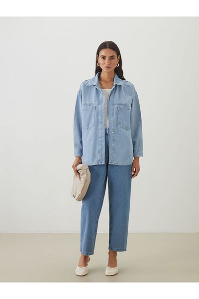 LC Waikiki New Season Women's Jean Shirt Jacket - S5H333Z8