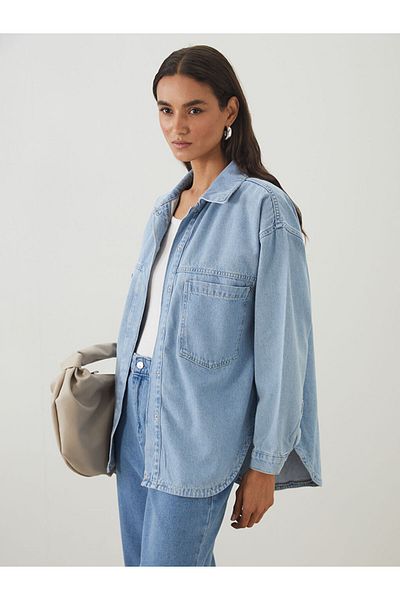 LC Waikiki New Season Women's Jean Shirt Jacket - S5H333Z8